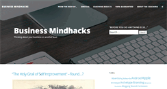 Desktop Screenshot of businessmindhacks.com