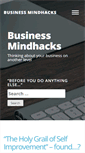 Mobile Screenshot of businessmindhacks.com