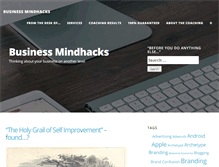Tablet Screenshot of businessmindhacks.com